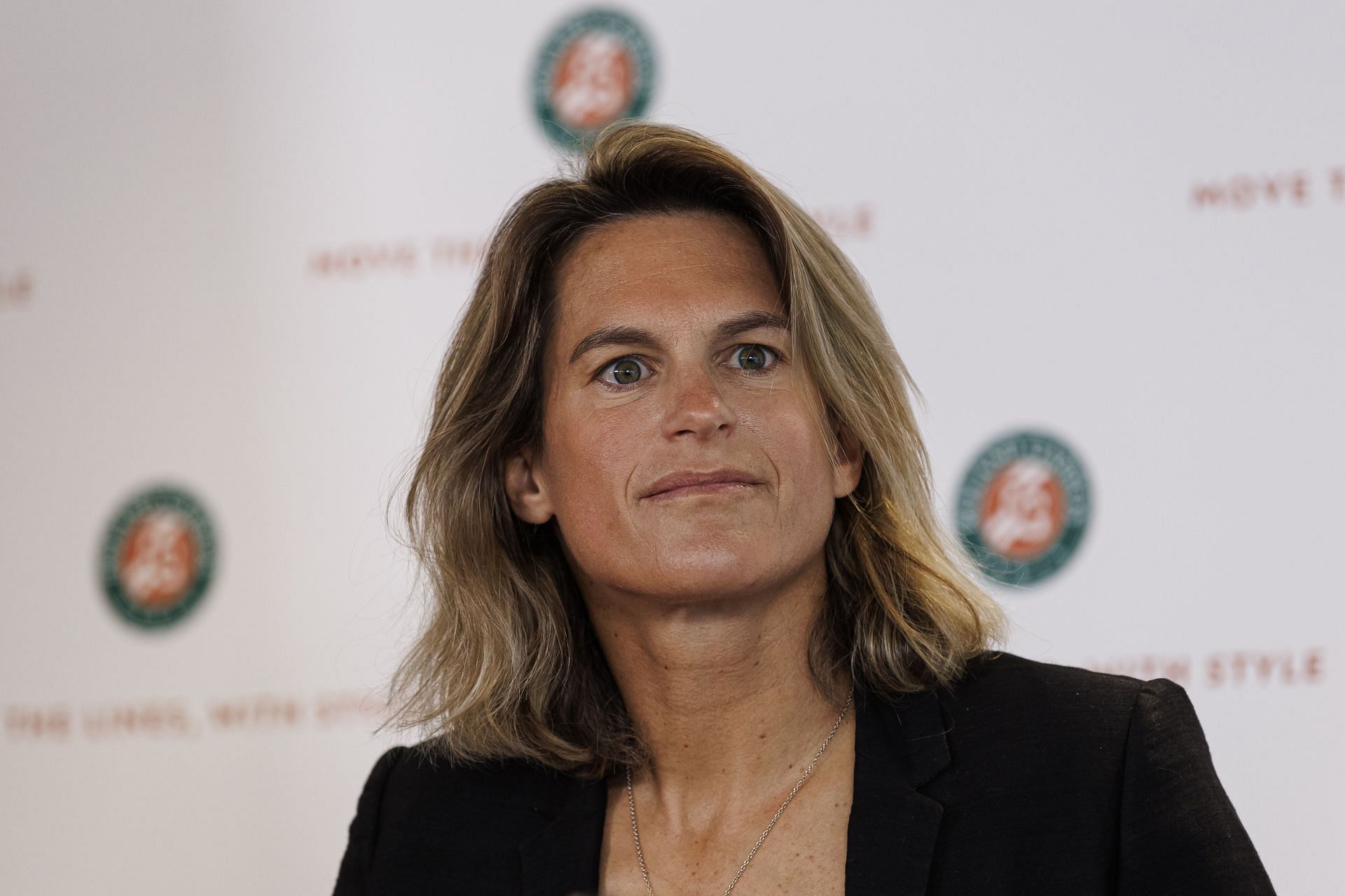 Amelie Mauresmo at the 2025 Roland Garros - Image Source: Getty